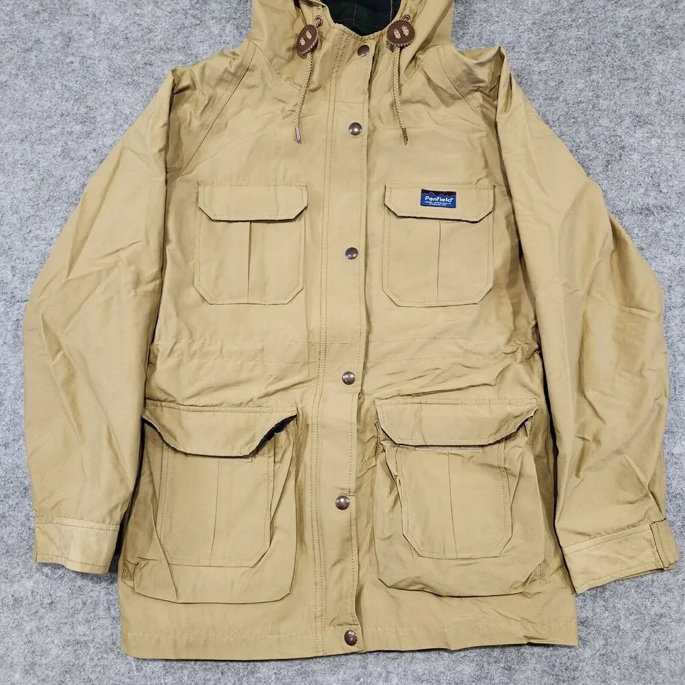 Penfield Womens S Small‎ Hooded Kasson Field Jacket Parka 60/40 Utility Cargo